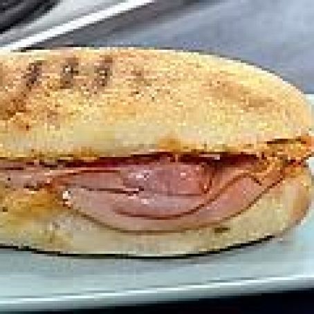 Pressed Ham Sandwich with Pimiento Cheese Spread