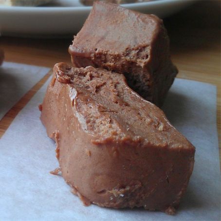Chocolate Peanut Butter Freezer Fudge