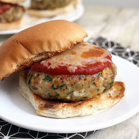Chicken Parmesan Burgers