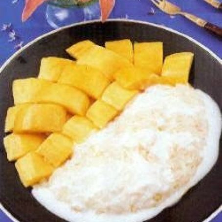 Thai Sweet Sticky Rice With Mango