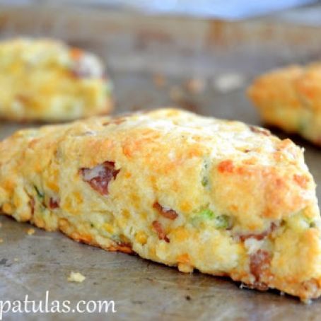 Bacon Cheddar Scallion Scones