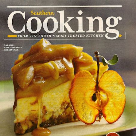 Caramel Apple-Brownie Cheesecake