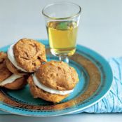 Pumpkin Cream Sandwich Cookies