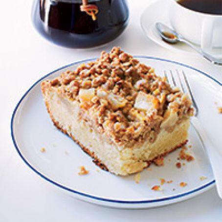 Pear and Sour Cream Coffee Cake