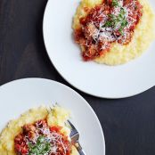 Parmesan Polenta with Sausage Ragù