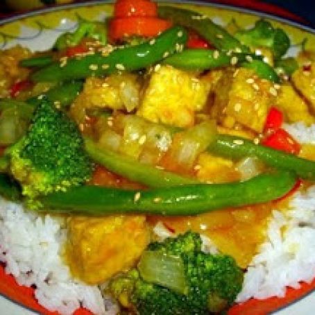 Sweet and Sour Tempeh