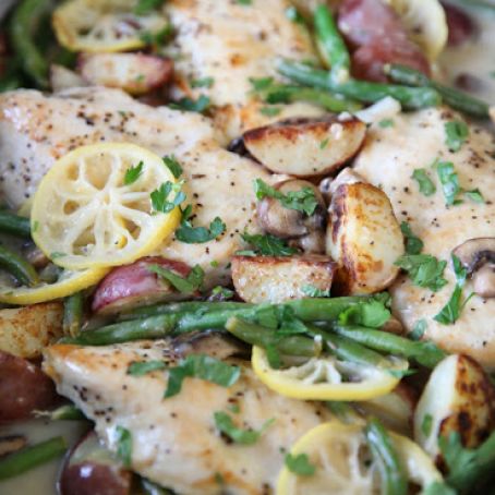Lemon Chicken Skillet Dinner