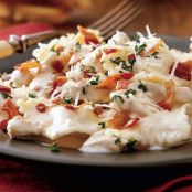 Chicken and Ravioli Carbonara