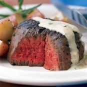 Beef Tenderloin with Mustard Tarragon Cream Sauce