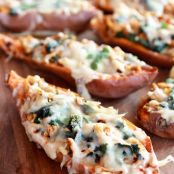 Chipotle Chicken Sweet Potato Skins