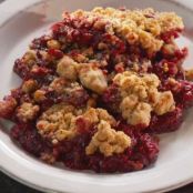 Blackberry/Blueberry and Peanut Butter Crumble