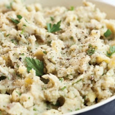 Dijon-laced Mashed Potatoes and Parsnip