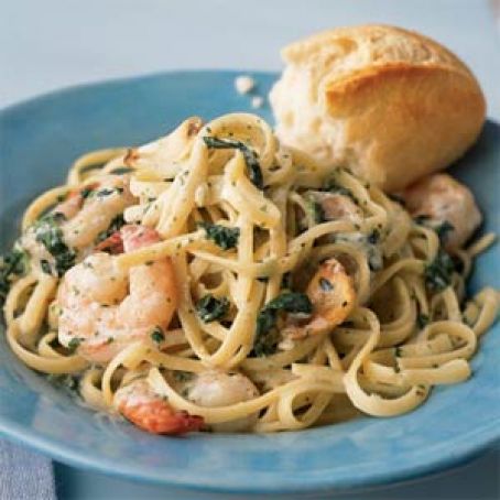 Shrimp Florentine with Caramelized Garlic (CL)
