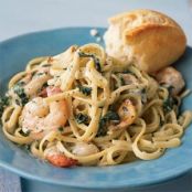 Shrimp Florentine with Caramelized Garlic (CL)