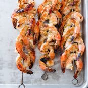 Grilled Jalapeno and Lime Shrimp Skewers