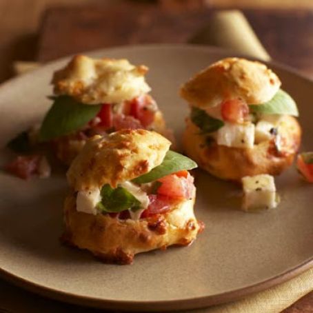 Mozzarella Cheese Profiteroles