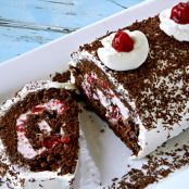 Black Forest Roll Cake
