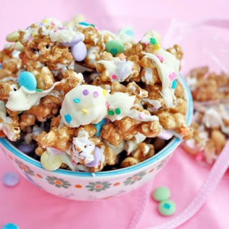 Candied Popcorn for Easter