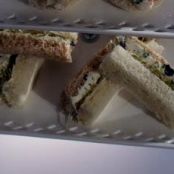 Cream Cheese and Raisin Sandwiches