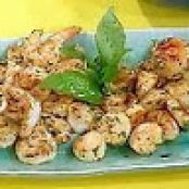 Pan Seared Shrimp and Scallop Skewers