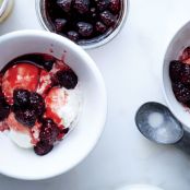 Blackberry-Vinegar Caramel Sauce