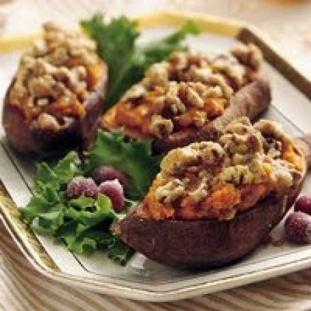 Twice-Baked Sweet Potatoes