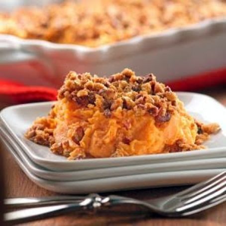 Sweet Potato Casserole with Streusel Topping