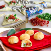 Jalapeno, bacon, and cream cheese wrapped up in a buttery crescent roll