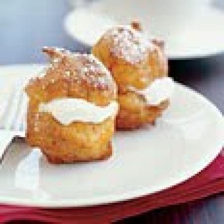 Lemon-Scented Ricotta and Mascarpone Cream Puffs