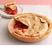 Deep-Dish Double Berry Strawberry Rhubarb Pie