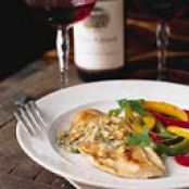 Turkey with Walnut Parmesan Sauce