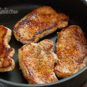 Pork Chops and Applesauce by SkinnyTaste