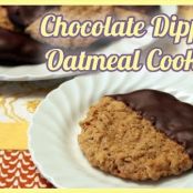 DIPPED OATMEAL CHOCOLATE CHIP COOKIES