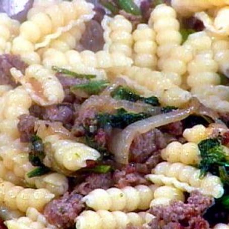 Cavatelli with Broccoli Rabe and Sausage