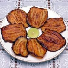 Eggplant with Garlic & Vinegar - Fried