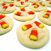 Candy Corn Soft Sugar Cookies