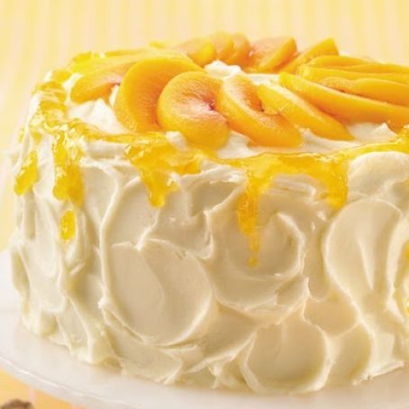 Peaches & Cream Cake
