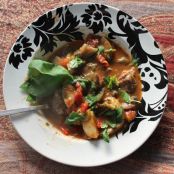 Chanakhi (Georgian Lamb Stew with Eggplant and Potatoes)