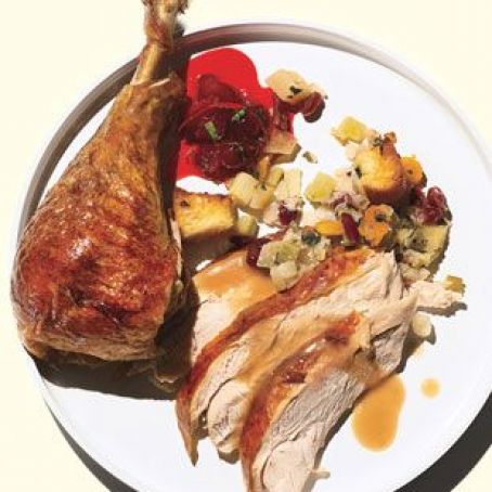 Salted Roast Turkey with Orange and Fall Spices
