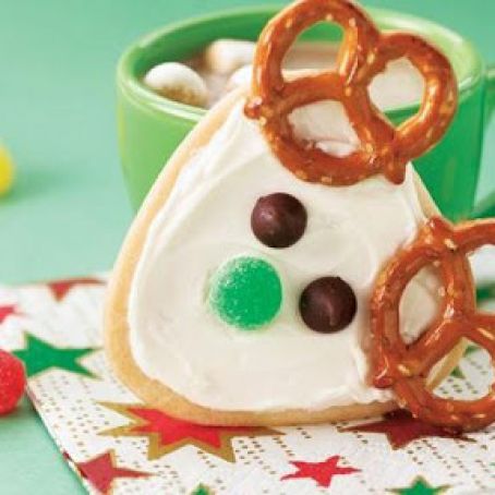 Frosted Reindeer Cookies