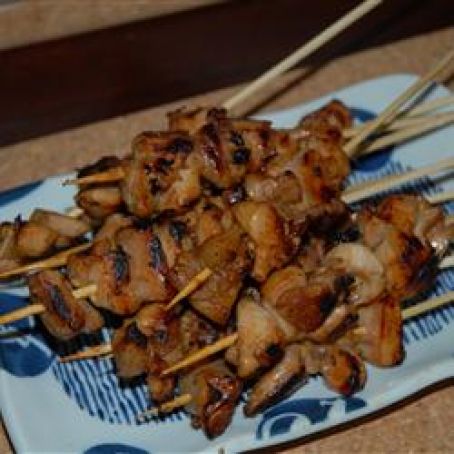 Chicken satay with peanut sauce