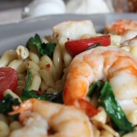 Brown Butter Shrimp Scampi