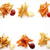 Spiced Fries Six Ways with Dips