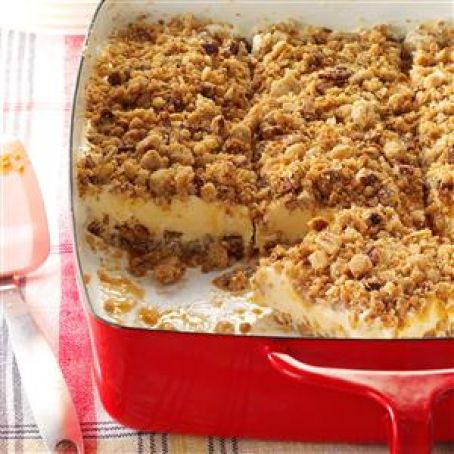 Caramel Pecan Ice Cream Dessert