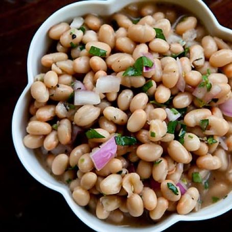 White Bean Salad with Lemon and Cumin