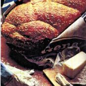 Braided Egg Bread Loaf, Clay Pot