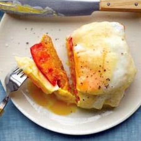 Open-Faced Egg & Tomato Sandwiches