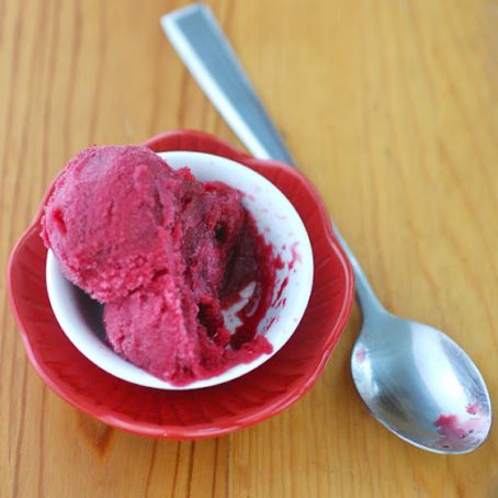 blood orange sorbet