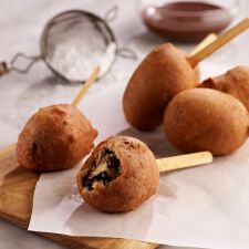 Deep-Fried Banana with Chocolate & Peanut Butter