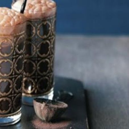 Dark Chocolate Egg Cream